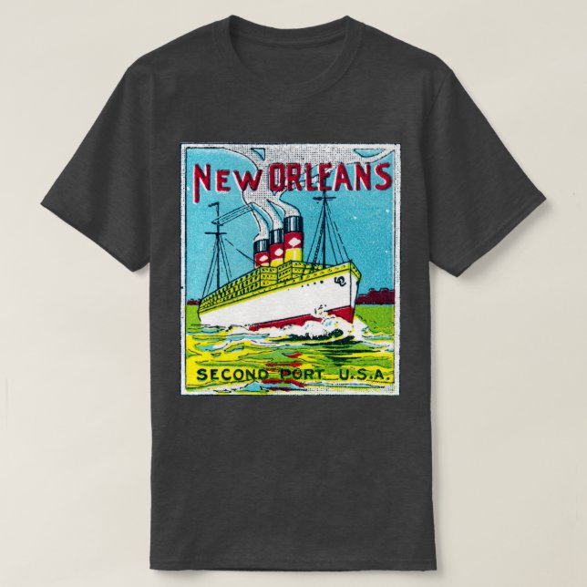 Camiseta Torrt de Nueva Orleans de los años 1920 (Diseño del anverso)