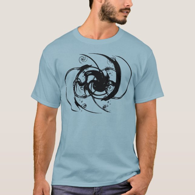 Camiseta Torsión abstracta (Anverso)