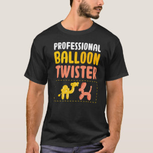 Camiseta Torsión de globos profesional  Modelado de globos 
