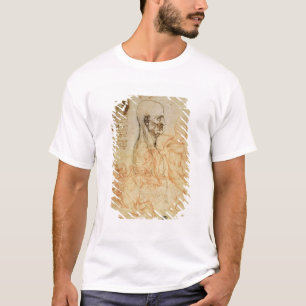 Camiseta Torso de un hombre en perfil, la cabeza ajustada