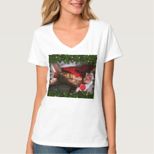 Camiseta Torso masculino de seis músculos abdominales desnu
