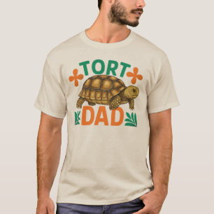 Camiseta Tort Dad Sulcata Tortoise Reptile regalo