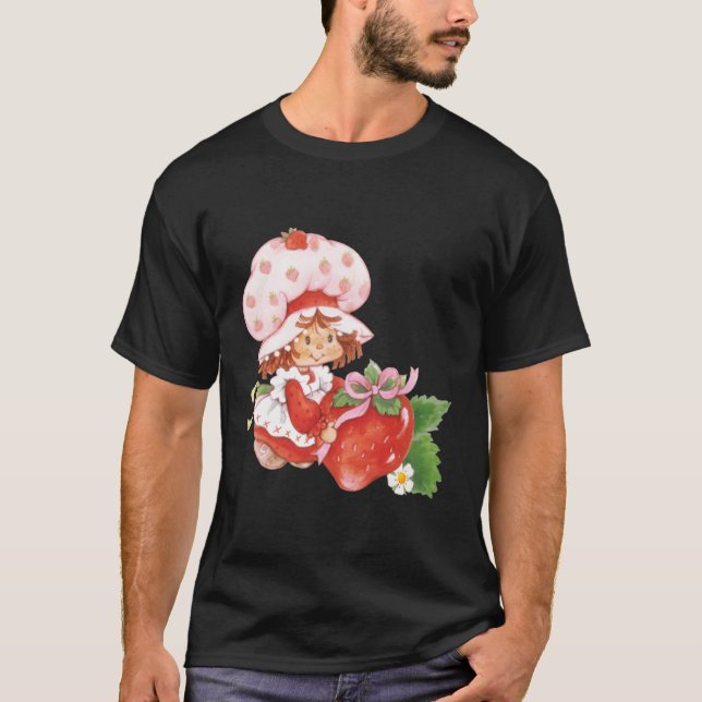 Camiseta Torta baja de fresa dulce sorpresa fresa brote (Anverso)