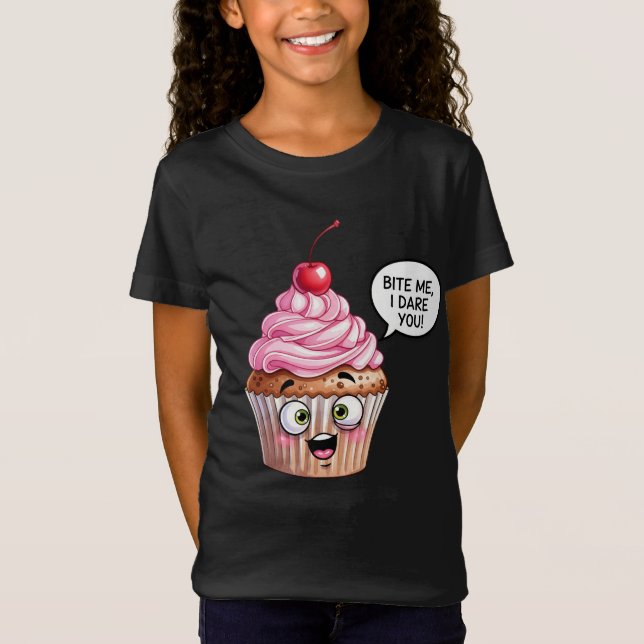 Camiseta Torta con cereza, de Natasha Us (Anverso)