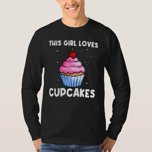 Camiseta Torta Cubierta Para Chicas Niños Baker Baking Cupc (Anverso)