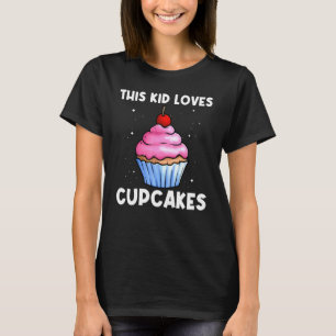 Camiseta Torta Cubierta Para Niños Baker Baking Cupcake