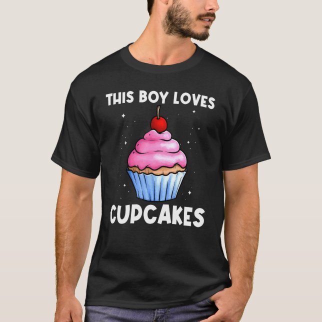 Camiseta Torta Cuta Para Niños Baker Baking Cupcake (Anverso)