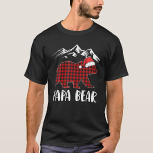 Camiseta Torta de búfalo a papá Navidades de oso pijamas co