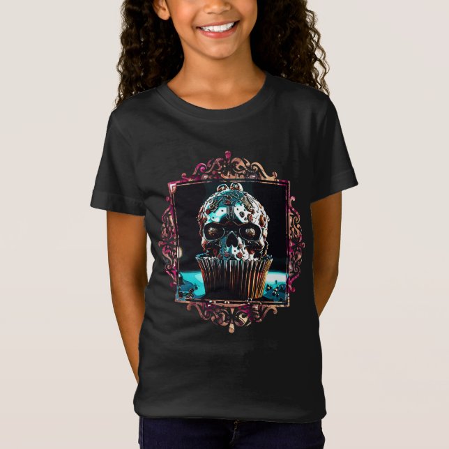 Camiseta Torta de cráneo para reloj (Anverso)