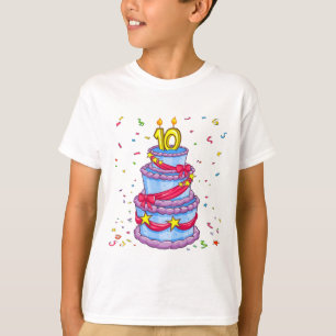 Camiseta Torta de cumpleaños