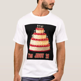 CAMISETA TORTA DE CUMPLEAÑOS CON LAS VELAS