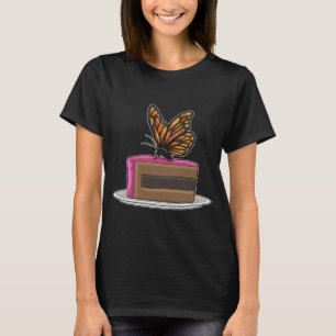 Camiseta Torta de cumpleaños de mariposa