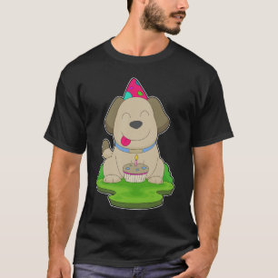 Camiseta Torta de cumpleaños de perro