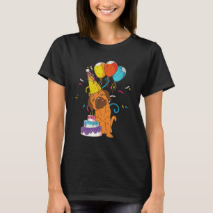 Camiseta Torta de cumpleaños de perro para niños Animal due