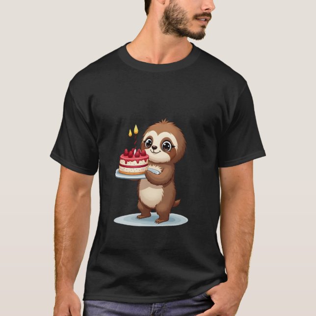 Camiseta Torta de cumpleaños divertida con disfraz de perez (Anverso)