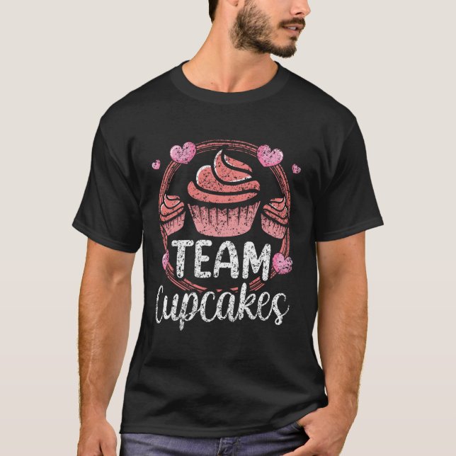 Camiseta Torta de Cupcakes de Equipo Comida (Anverso)