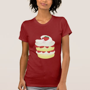 Camiseta Torta de frutas de la fresa