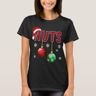 Camiseta Torta de nueces graciosas coincidiendo con el golp