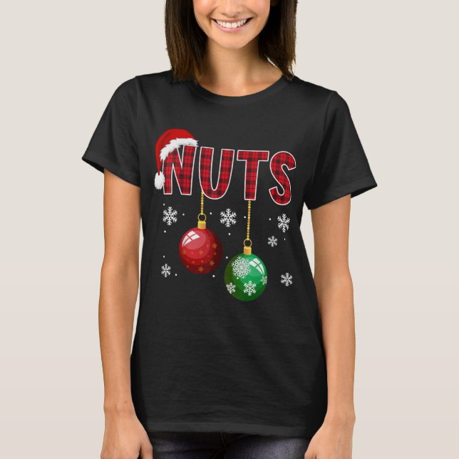 Camiseta Torta de nueces graciosas coincidiendo con el golp (Anverso)