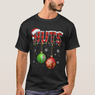 Camiseta Torta de nueces graciosas coincidiendo con el golp
