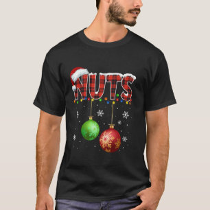 Camiseta Torta de nueces graciosas coincidiendo con el golp