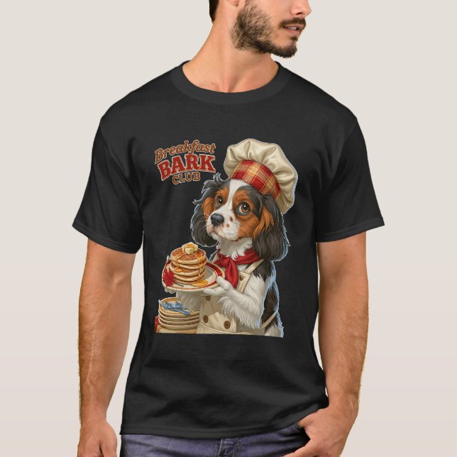 Camiseta Torta de perro chef del Breakfast Bark Club (Anverso)
