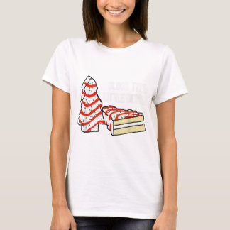 Camiseta Torta de refrigerio de árbol de Navidad tipo sangr