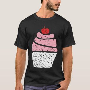 Camiseta Torta de repostería estilo vintage Diversión Comid