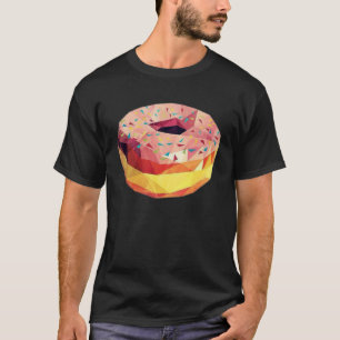 Camiseta Torta de rosquero geométrico para mujeres y hombre