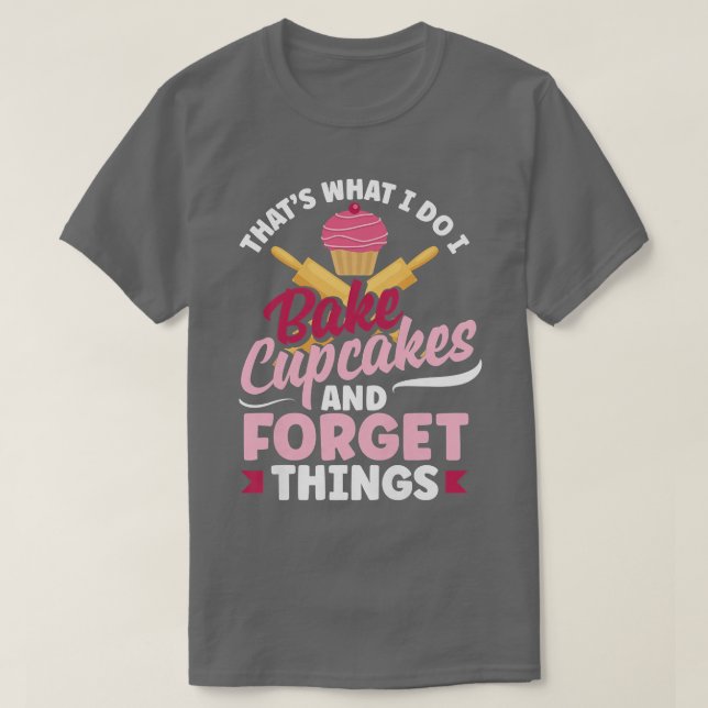 Camiseta Torta de tarta de mujeres haciendo divertido pan d (Diseño del anverso)