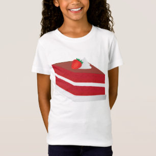 Camiseta Torta de terciopelo rojo