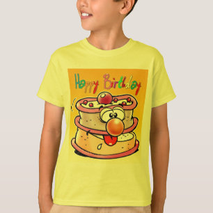 Camiseta Torta del feliz cumpleaños