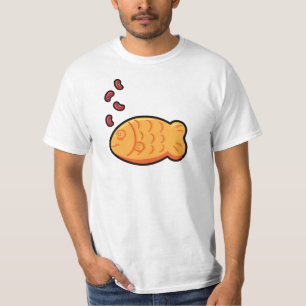 Camiseta Torta Pescado-formada japonés de Taiyaki de la