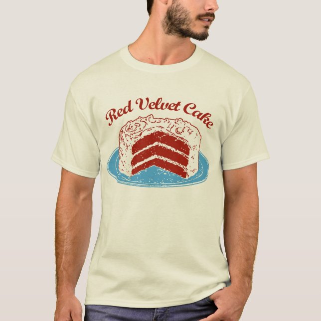 Camiseta Torta roja del terciopelo (Anverso)
