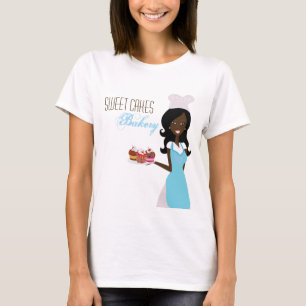 Camiseta Tortas afroamericanas de la taza del panadero de