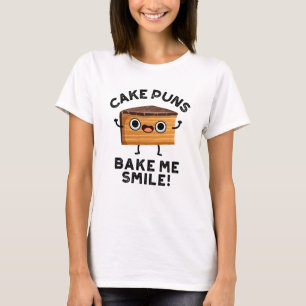 Camiseta Tortas de tarta me hacen sonreír divertido bollo