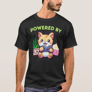 Camiseta Tortas Divertidas Con El Poder De Los Gatos Planta