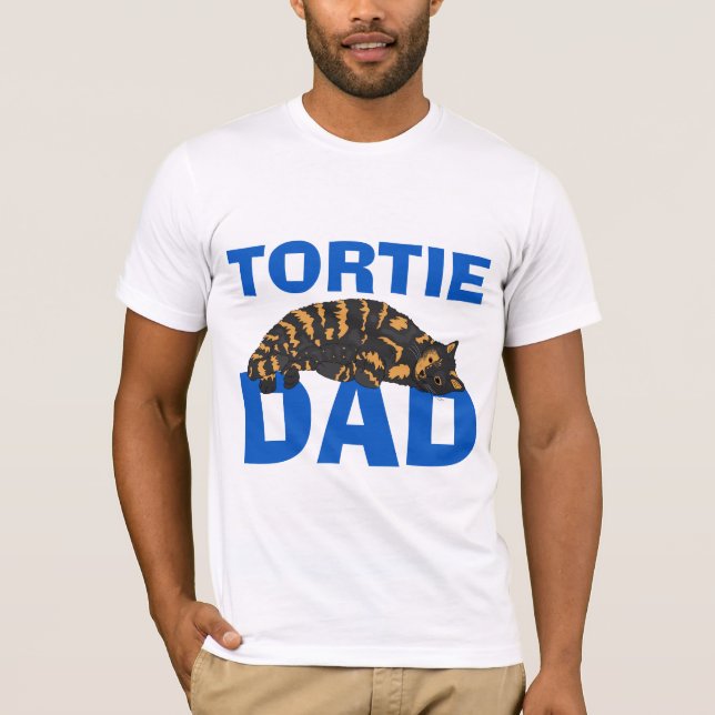 CAMISETA TORTIE CAT DAD T-SHIRTS (Anverso)