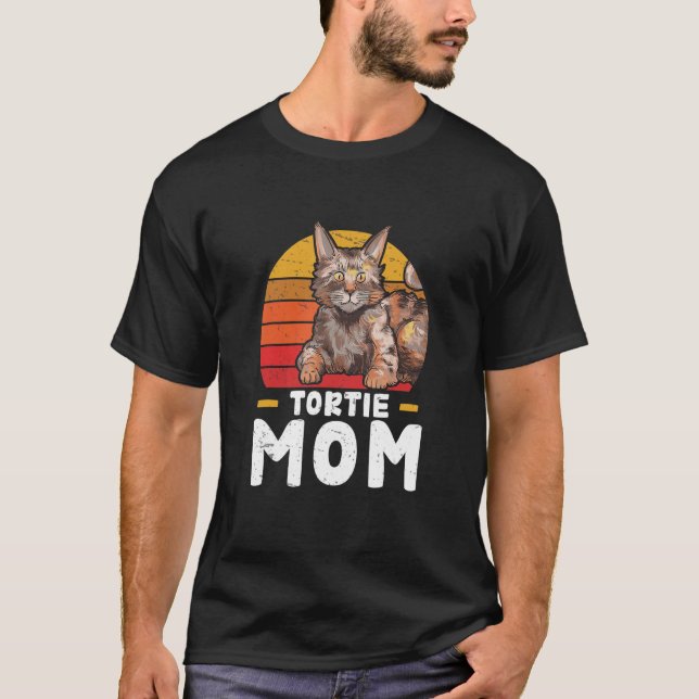 Camiseta Tortie Mamá Impresionante Gato De Tortoisesinfiern (Anverso)