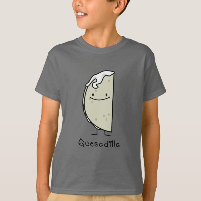 Camiseta Tortilla asada a la parrilla mexicano del (Anverso)