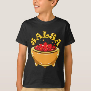 Camiseta Tortilla Chips Y Salsa Divertido Halloween Emparej