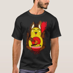 Camiseta Tortilla de gato de salpicadura de agua Aguacate