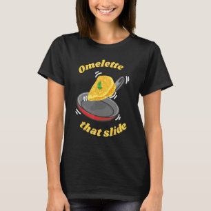 Camiseta Tortilla De Huevo Deslizante Desayuno Tortilla De