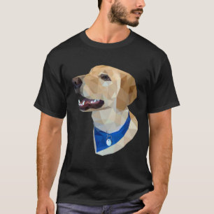 Camiseta Tortita Geométrica el Retriever Dorado Lab Yellow