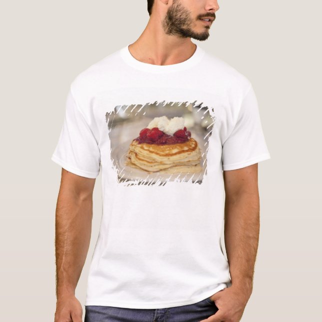 Camiseta Tortitas de frambuesa (Anverso)