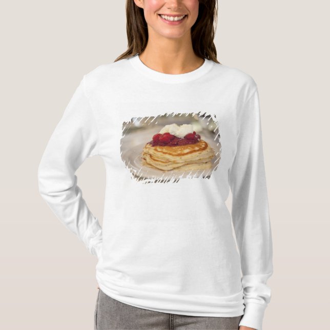 Camiseta Tortitas de frambuesa (Anverso)