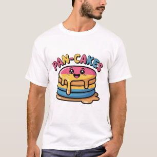 Camiseta Tortitas Divertidas Pansexual LGBTQ Diversión Orgu