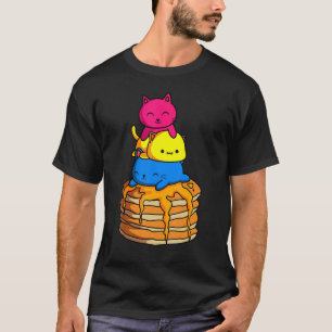 Camiseta Tortitas Gatos Orgullo Lgbt Waffle Desayuno Flapja
