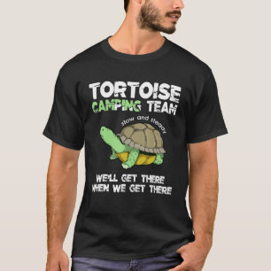 Camiseta Tortoise Camping Team Turtoise Funny diciendo