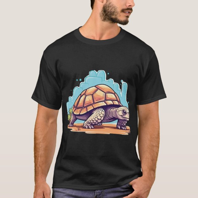 Camiseta Tortoise Cute Desert (Anverso)